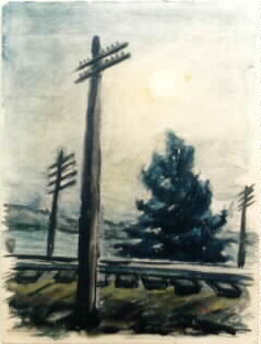 Joe Cauchi watercolor [c] 2001